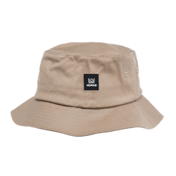 BUCKET HAT LOGO BEIGE